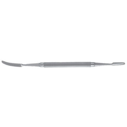 Double-Ended Large Small, Reverse Cut Miller Bone File