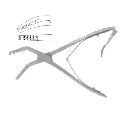 Semb Bone Holding Forcep Curved